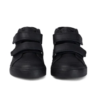 Tovni Hi in pelle nera unisex per neonati