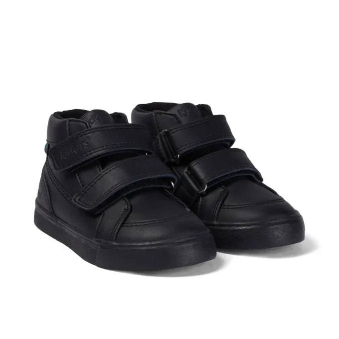 Tovni Hi in pelle nera unisex per neonati Tovni Hi in pelle nera unisex per neonati