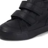 Tovni Hi in pelle nera unisex per neonati Tovni Hi in pelle nera unisex per neonati