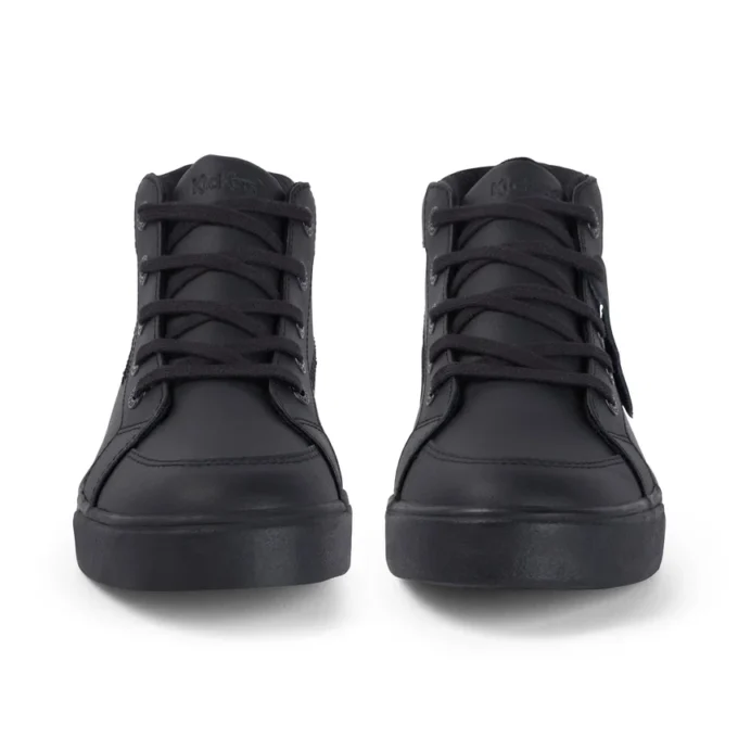 Tovni Hi in pelle nera unisex per ragazzi Tovni Hi in pelle nera unisex per ragazzi