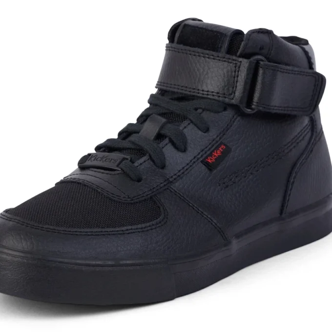 Tovni Hi Mix Mesh Leather Black Unisex per ragazzi Tovni Hi Mix Mesh Leather Black Unisex per ragazzi
