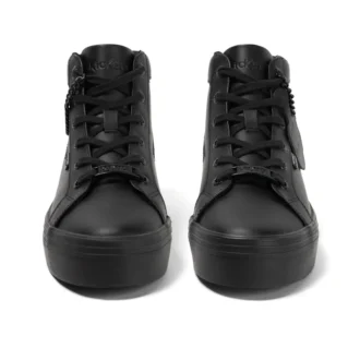 Tovni Hi Stack Chain in pelle nera da ragazza