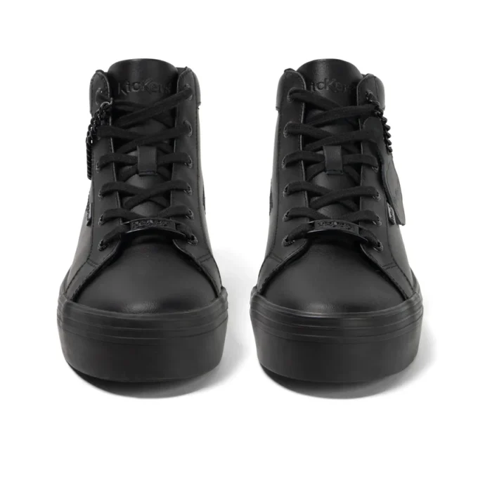 Tovni Hi Stack Chain in pelle nera da ragazza Tovni Hi Stack Chain in pelle nera da ragazza