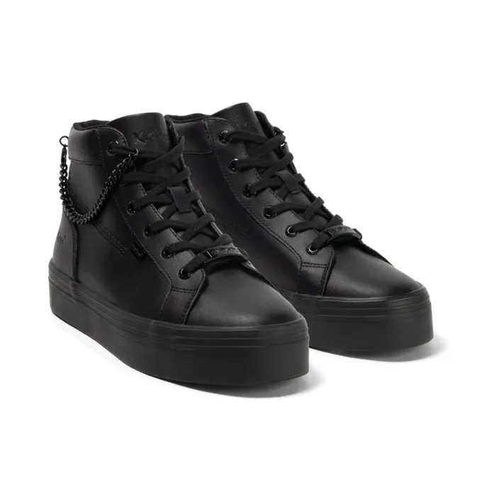 Tovni Hi Stack Chain in pelle nera da ragazza Tovni Hi Stack Chain in pelle nera da ragazza