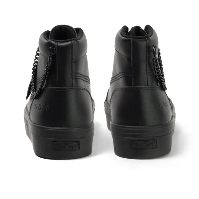 Tovni Hi Stack Chain in pelle nera da ragazza Tovni Hi Stack Chain in pelle nera da ragazza