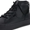 Tovni Hi Stack Chain in pelle nera da ragazza Tovni Hi Stack Chain in pelle nera da ragazza