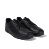 Tovni in pelle martellata nera, unisex per adulti Tovni in pelle martellata nera, unisex per adulti