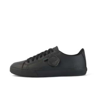 Tovni Lacer in pelle alternativa nera, unisex per adulti