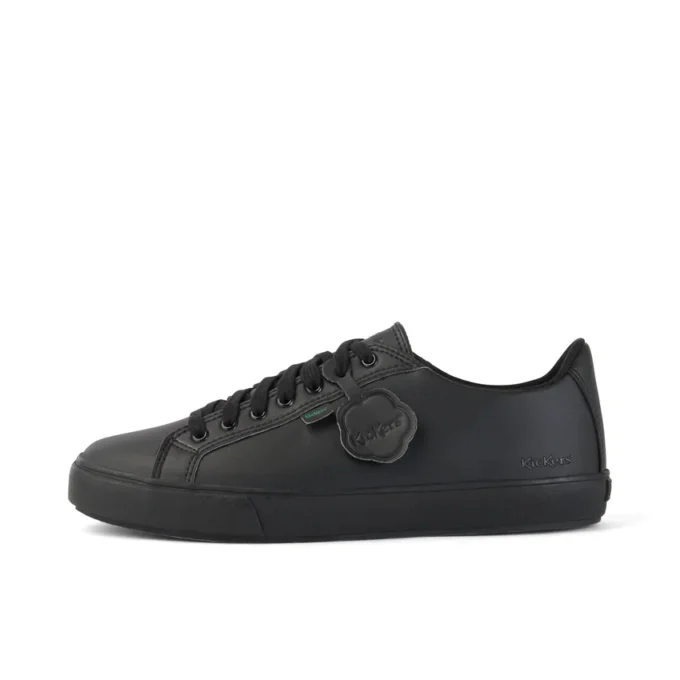 Tovni Lacer in pelle alternativa nera, modello unisex per ragazzi Tovni Lacer in pelle alternativa nera, modello unisex per ragazzi