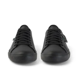 Tovni Lacer in pelle alternativa nera, unisex per adulti