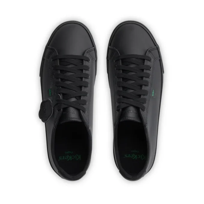 Tovni Lacer in pelle alternativa nera, modello unisex per ragazzi Tovni Lacer in pelle alternativa nera, modello unisex per ragazzi