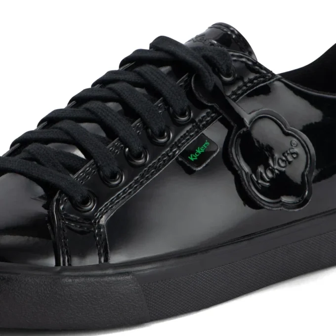 Adult Women’s Tovni Lacer in similpelle verniciata nera