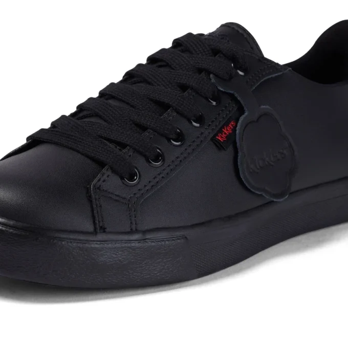 Tovni Lacer in pelle nero unisex per ragazzi Tovni Lacer in pelle nero unisex per ragazzi