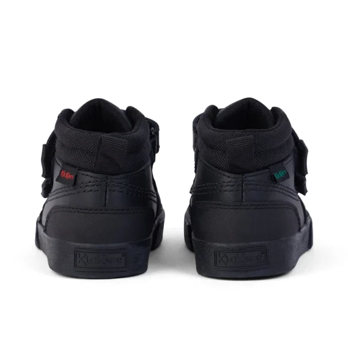 Tovni Scuff Hi in pelle nera per bambini Tovni Scuff Hi in pelle nera per bambini