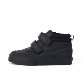 Tovni Scuff Hi in pelle nera per ragazzi