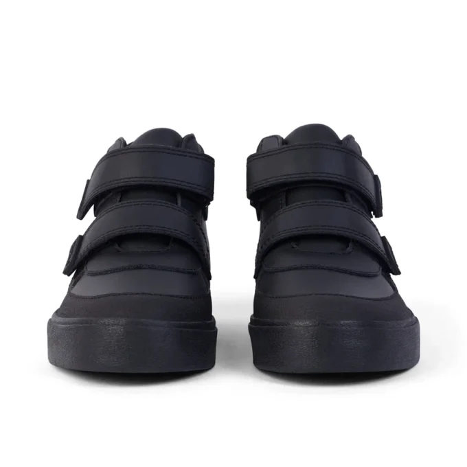 Tovni Scuff Hi in pelle nera per ragazzi Tovni Scuff Hi in pelle nera per ragazzi
