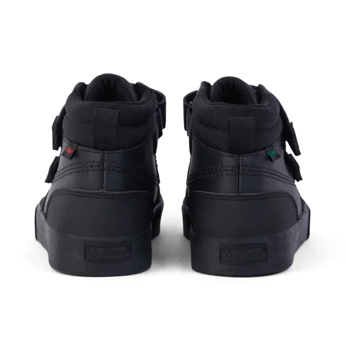 Tovni Scuff Hi in pelle nera per ragazzi Tovni Scuff Hi in pelle nera per ragazzi
