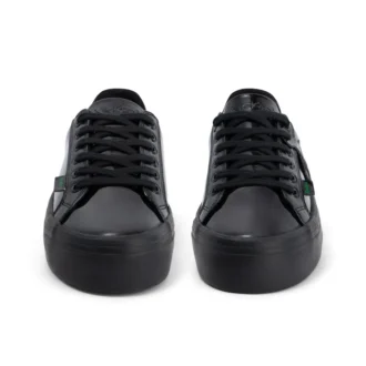 Tovni Stack da donna in pelle alternativa verniciata nera