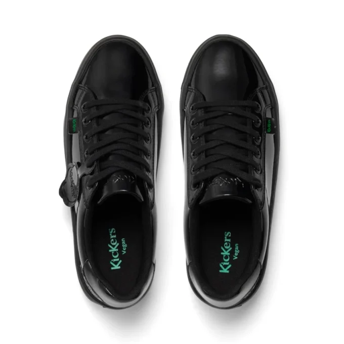 Tovni Stack da donna in pelle alternativa verniciata nera Tovni Stack da donna in pelle alternativa verniciata nera