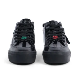 Tovni Stack Hi Flower in vernice nera da donna per ragazzi