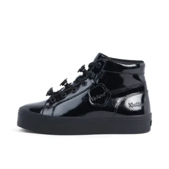 Tovni Stack Hi Flower in vernice nera da ragazza