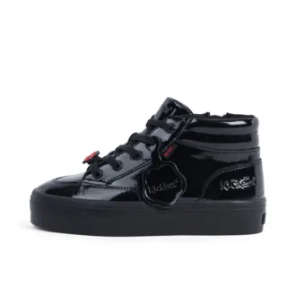Tovni Stack Hi Flower in vernice nera per ragazze