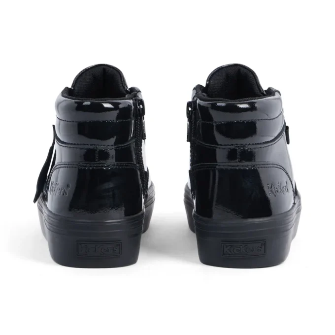 Tovni Stack Hi Flower in vernice nera per ragazze Tovni Stack Hi Flower in vernice nera per ragazze