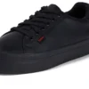 Tovni Stack in pelle nera da donna Tovni Stack in pelle nera da donna
