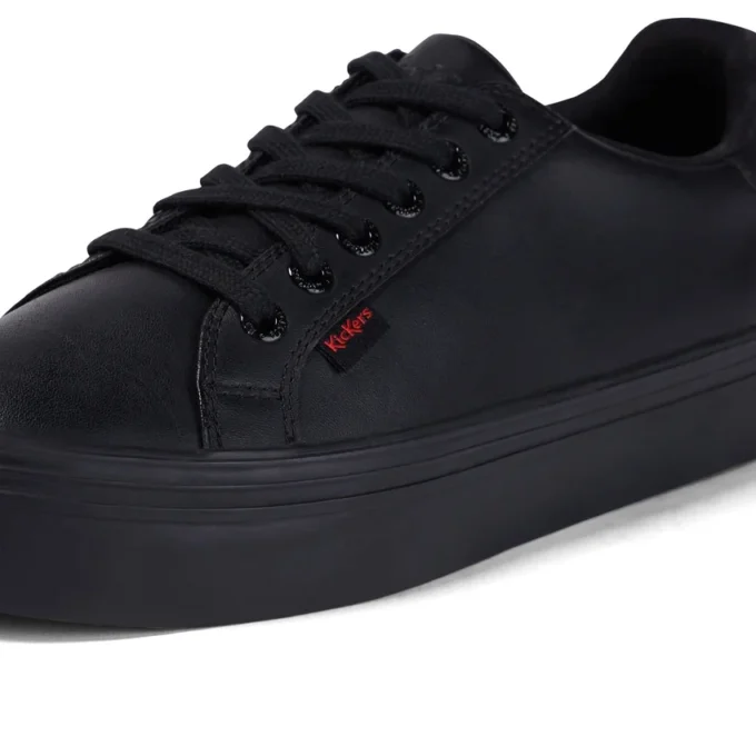 Tovni Stack in pelle nera da donna Tovni Stack in pelle nera da donna