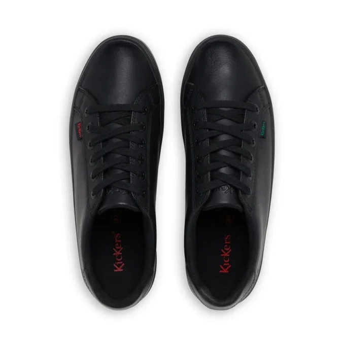 Tovni Stack in pelle nera per ragazze Tovni Stack in pelle nera per ragazze