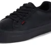 Tovni Stack in pelle nera per ragazze Tovni Stack in pelle nera per ragazze