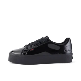 Tovni Stack in pelle verniciata nera per ragazze