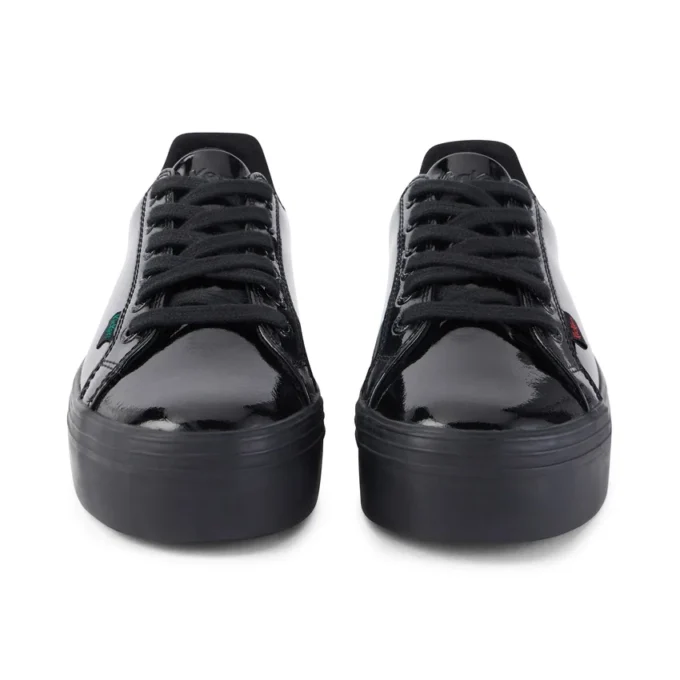 Tovni Stack in pelle verniciata nera per ragazze Tovni Stack in pelle verniciata nera per ragazze