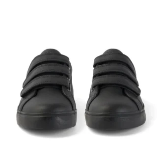 Tovni Trip in pelle alternativa nera, modello unisex per ragazzi
