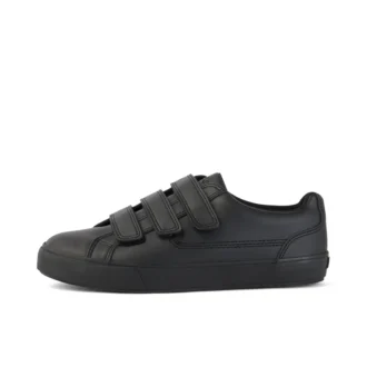 Tovni Trip in pelle alternativa nera, unisex per adulti