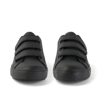 Tovni Trip in pelle alternativa nera, unisex per adulti