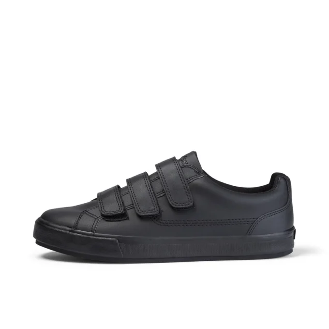 Tovni Trip in pelle nera unisex per adulti Tovni Trip in pelle nera unisex per adulti