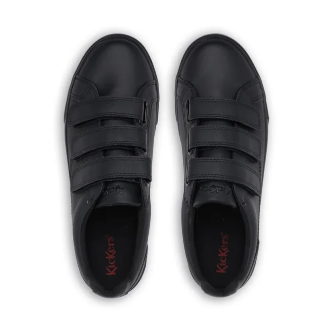 Tovni Trip in pelle nera unisex per adulti Tovni Trip in pelle nera unisex per adulti
