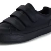 Tovni Trip in pelle nera unisex per adulti Tovni Trip in pelle nera unisex per adulti
