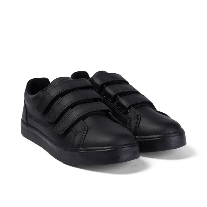 Tovni Trip in pelle per ragazzi unisex, nero