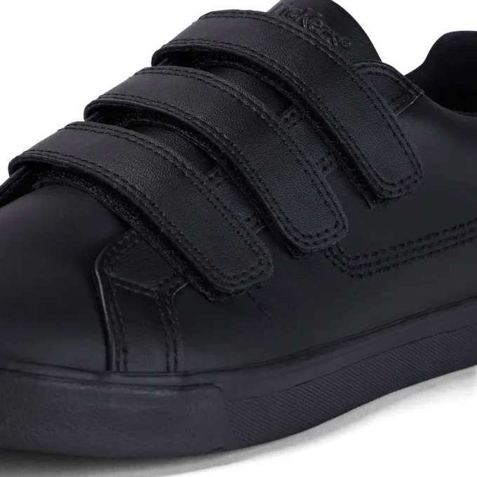 Tovni Trip in pelle per ragazzi unisex, nero