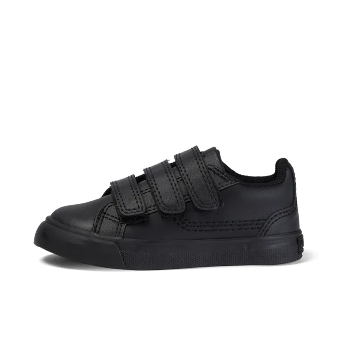 Tovni Trip in similpelle nera unisex per neonati