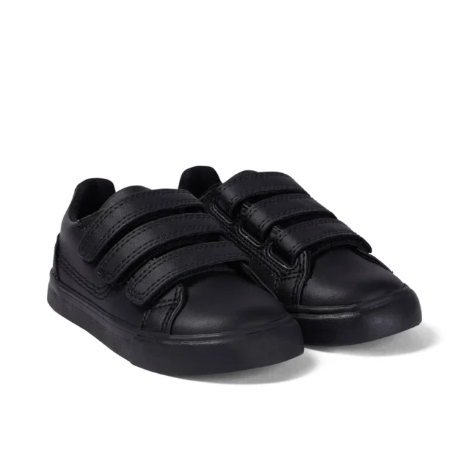 Tovni Trip in similpelle nera unisex per neonati