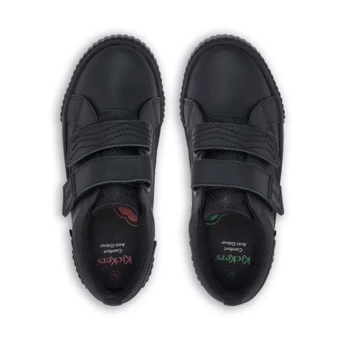 Tovni Twin Flex in pelle nera per ragazzi Tovni Twin Flex in pelle nera per ragazzi