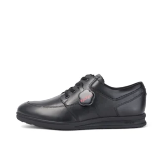 Troiko Lace in pelle nera da uomo Troiko Lace in pelle nera da uomo