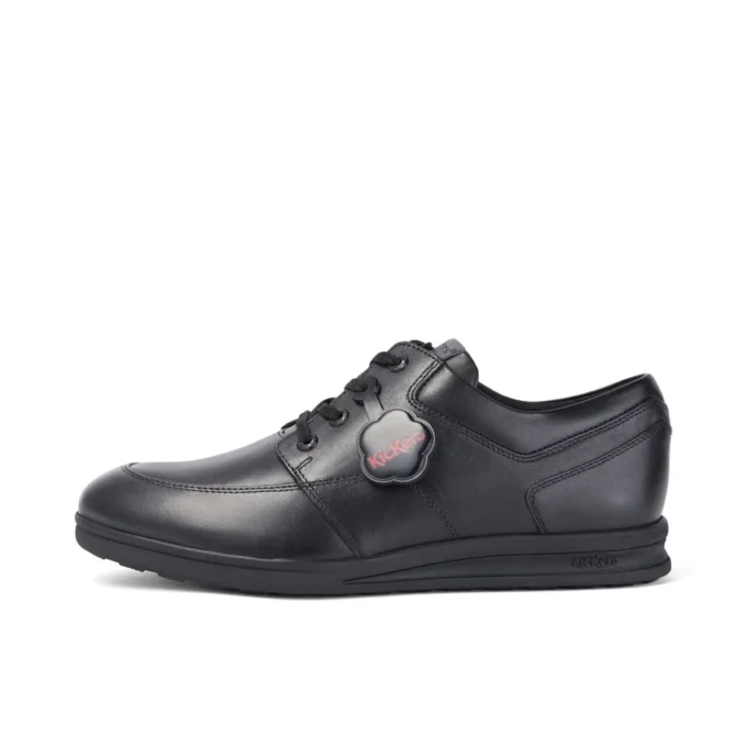 Troiko Lace in pelle nera da uomo Troiko Lace in pelle nera da uomo
