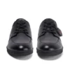 Troiko Lace in pelle nera da uomo Troiko Lace in pelle nera da uomo