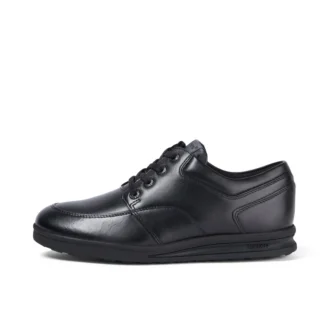 Troiko Lace in pelle nera da uomo/ragazzo Troiko Lace in pelle nera da uomo/ragazzo