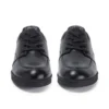 Troiko Lace in pelle nera da uomo/ragazzo Troiko Lace in pelle nera da uomo/ragazzo