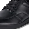 Troiko Lace in pelle nera da uomo/ragazzo Troiko Lace in pelle nera da uomo/ragazzo